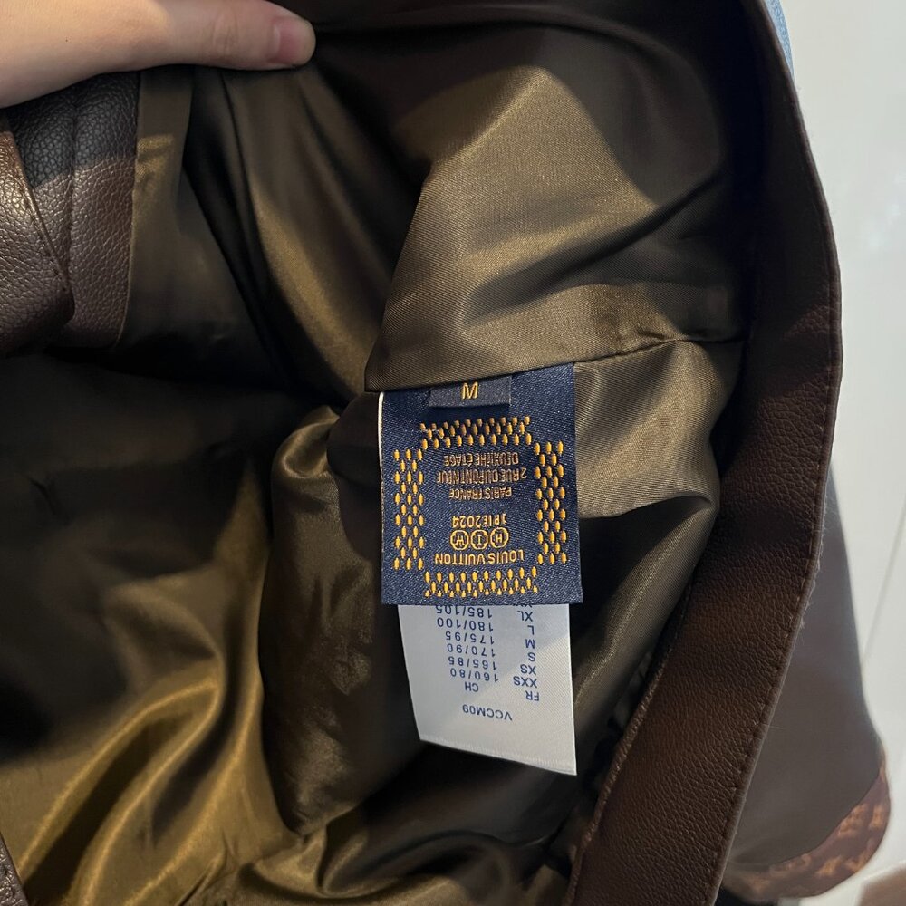 Louis Vuitton Brown Patchwork Leather Jacket - image 5